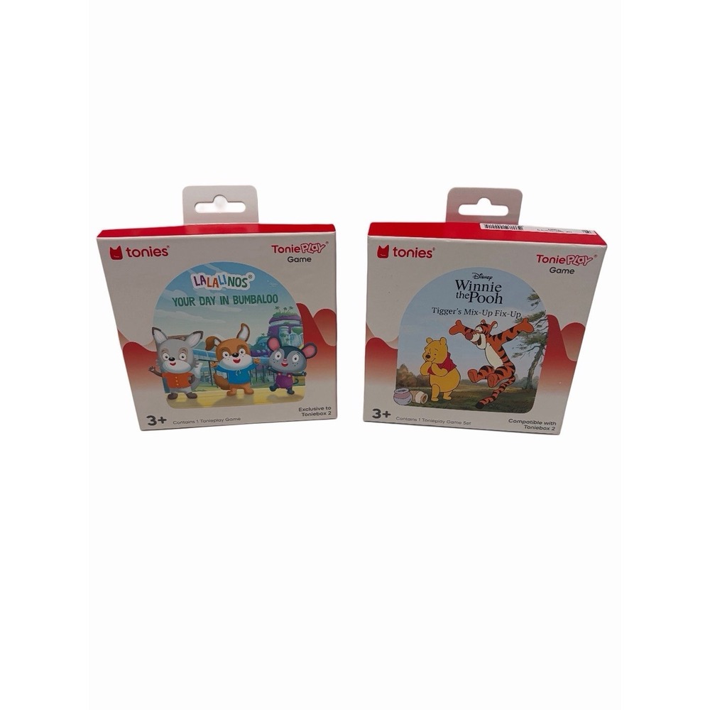 ToniePlay Game Sets Toniebox 2 Tiggers Mix Up Fix Up, LaLaLiNos Lot Of 2 New
